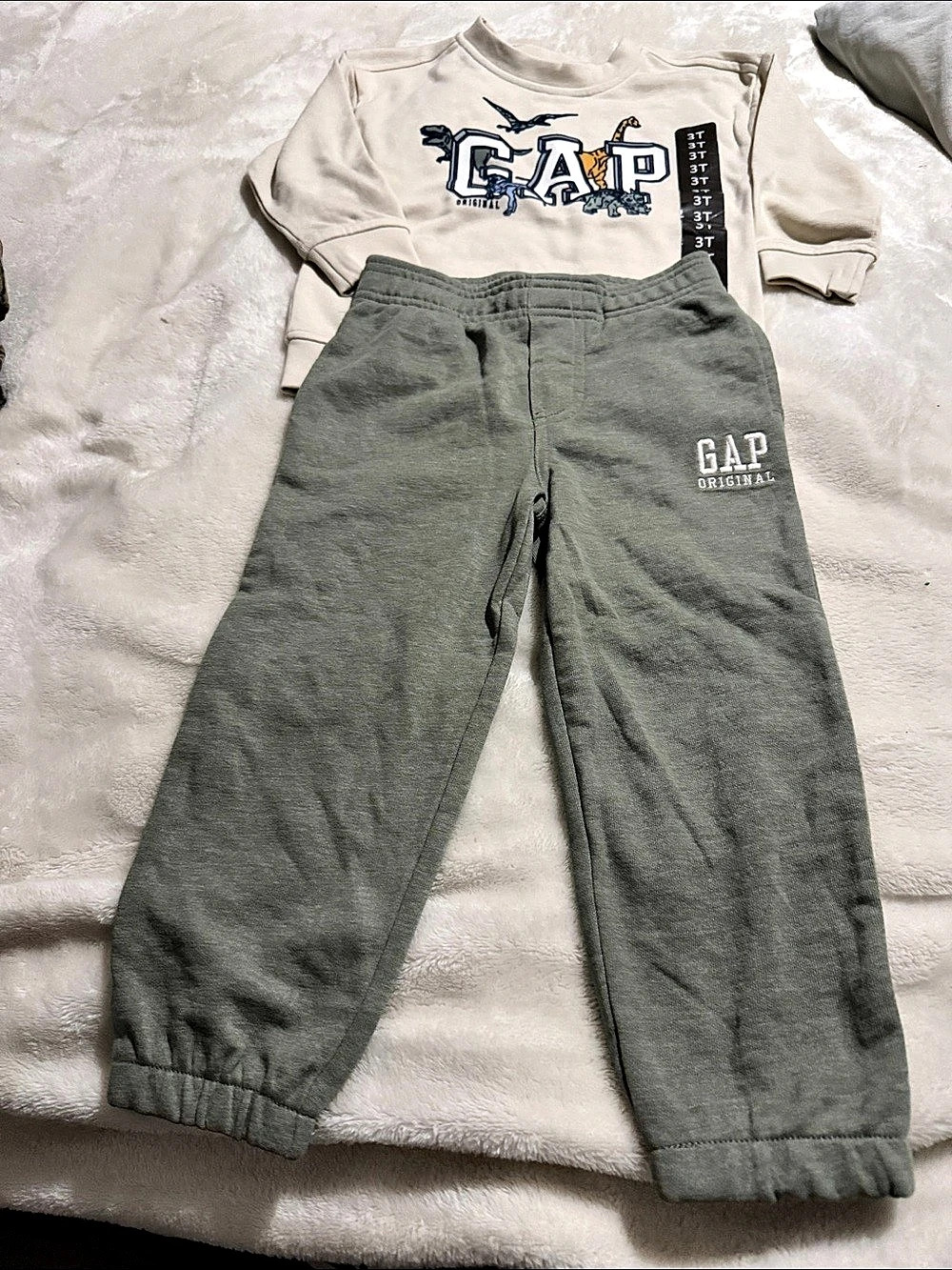 Gap Kids Graphic Sweatshirt Jogger Set Size 3T NWT